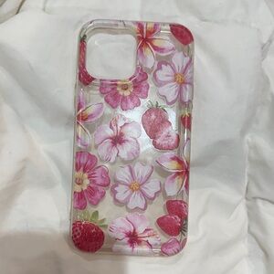 Floral Clear Phone Case